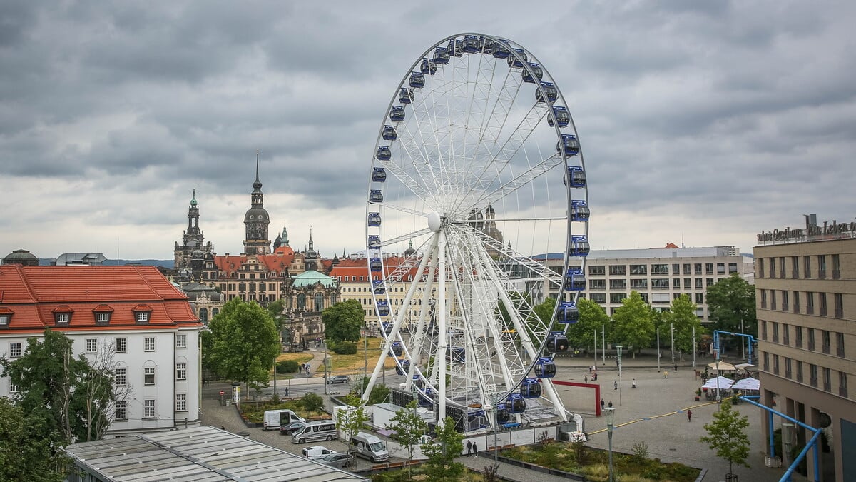 Riesenrad in Dresden: Warum gibt es eine Dynamo-Dresden-Gondel? |  Sächsische.de