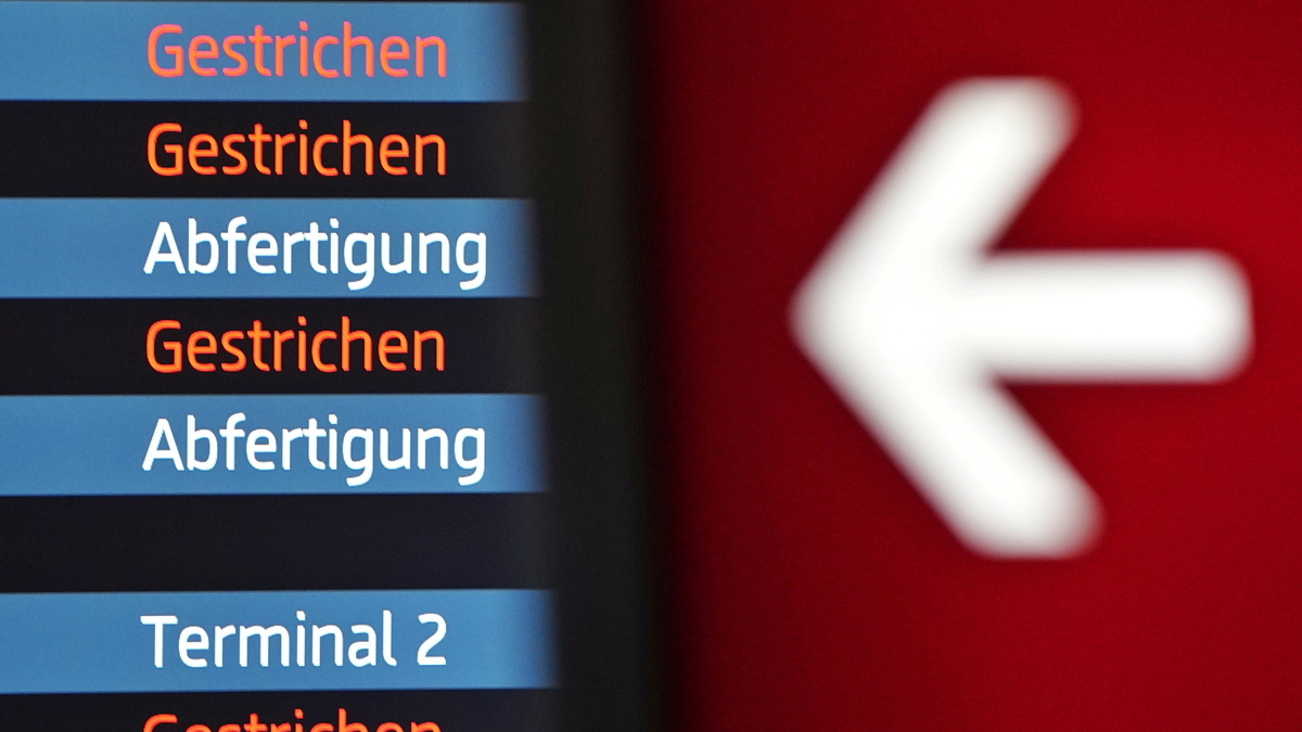 Strike: No regular passenger flights at Munich, Hamburg and Frankfurt airports on Friday