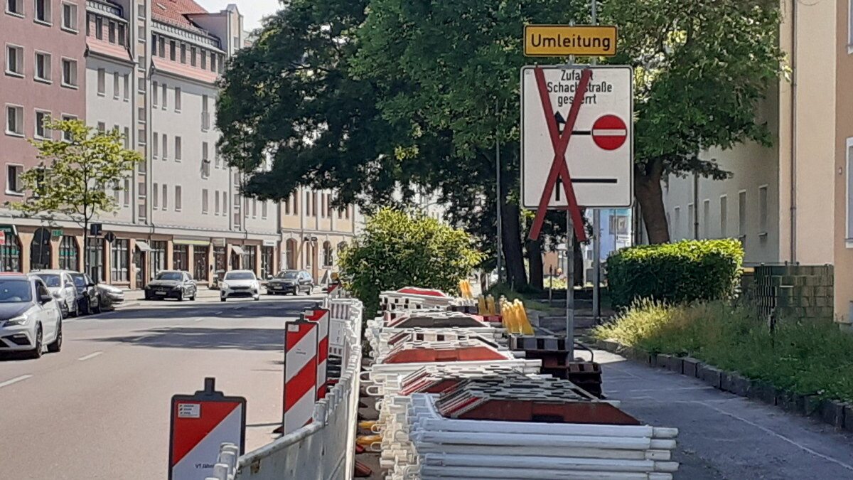 Freital: Schachtstraße ab Freitag gesperrt