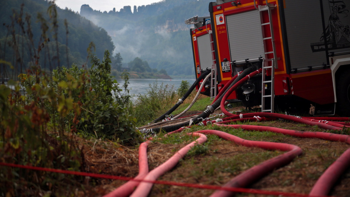Waldbrand in Sächsischer Schweiz mit Abstand der schlimmste seit 180 Jahren