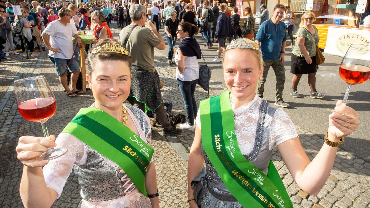 So liefen die Weinfeste in Meißen und Radebeul Sächsische.de