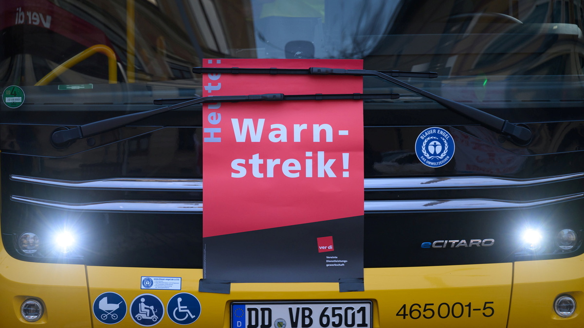 Grève dans les transports locaux en Saxe : outre les bus et les ferries, les trains sont désormais également à l’arrêt