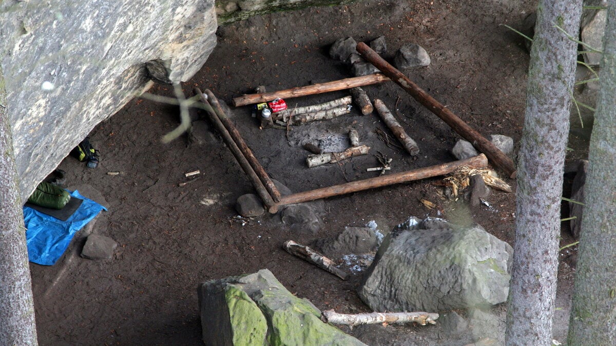 Saxon Switzerland: Illegal fireplace discovered in the national park