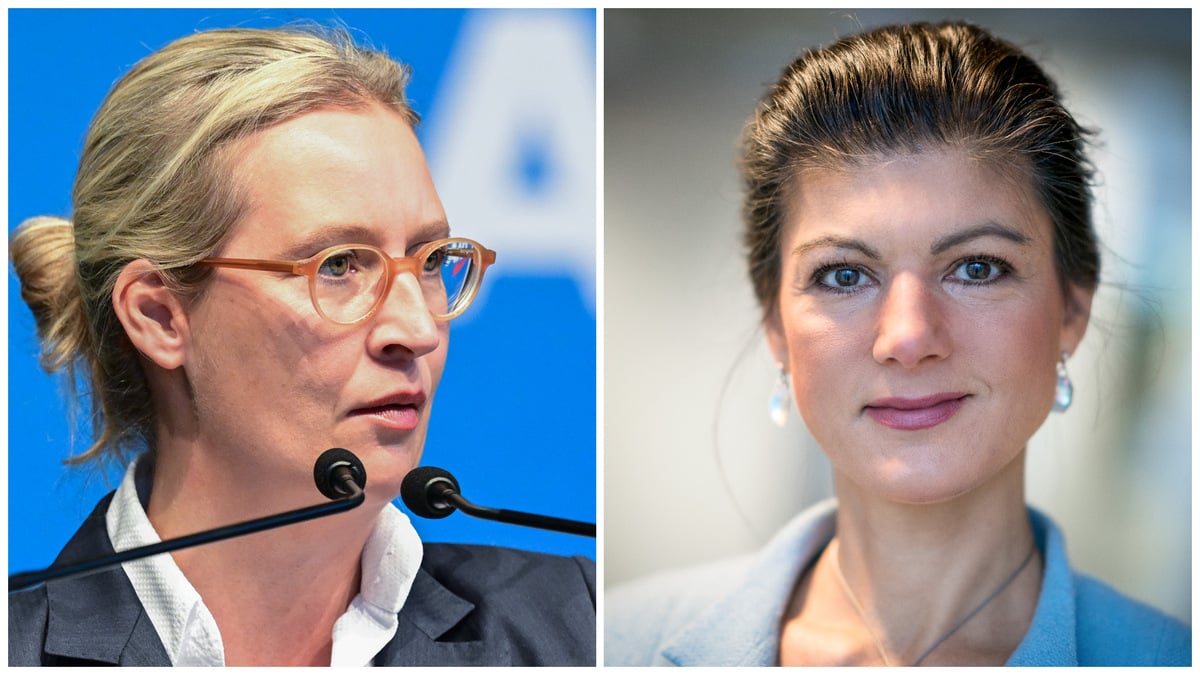 Weidel Und Wagenknecht Konkurrieren Um Die Gleichen Wähler | Sächsische.de