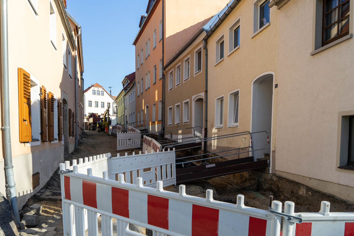 Bischofswerda saniert Innenstadtstraßen Sächsische.de