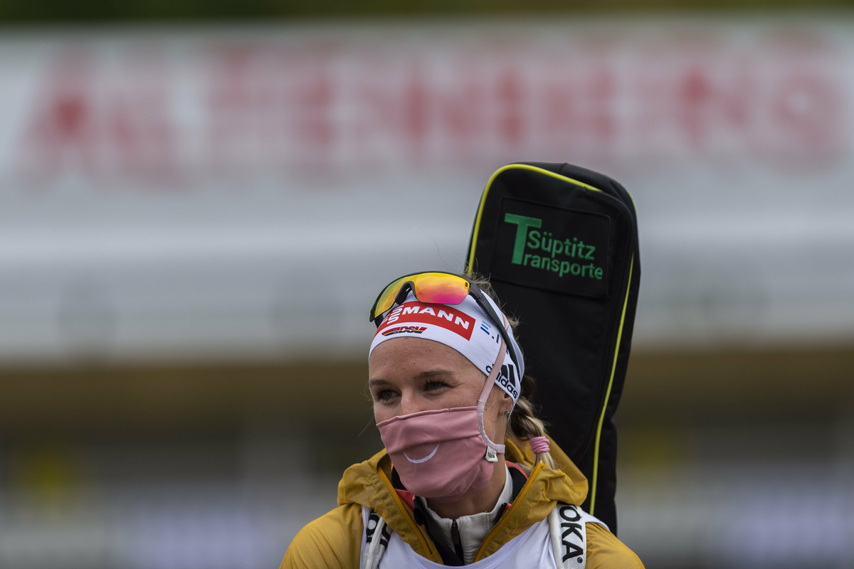 Biathletin Herrmann Lieber Eingeschrankt Als Gar Nicht Sachsische De