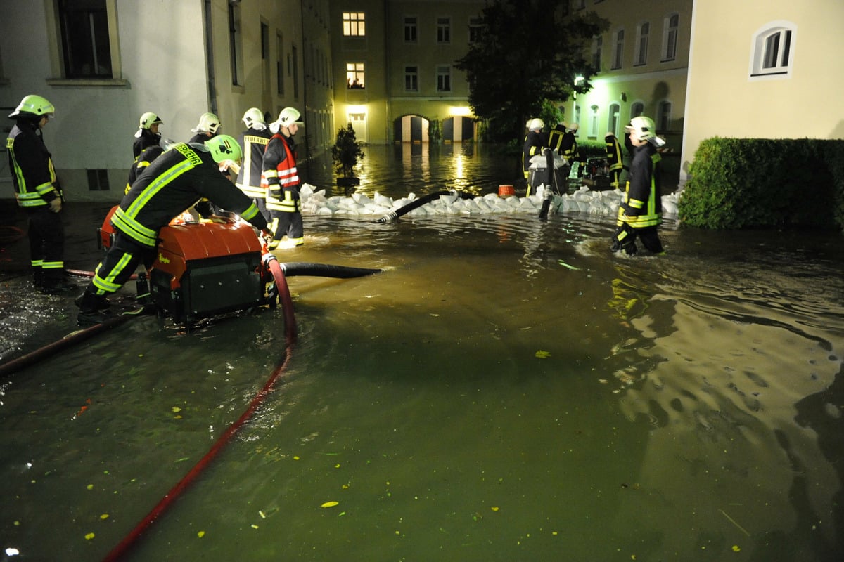 Als Großenhain unter Wasser stand | Sächsische.de