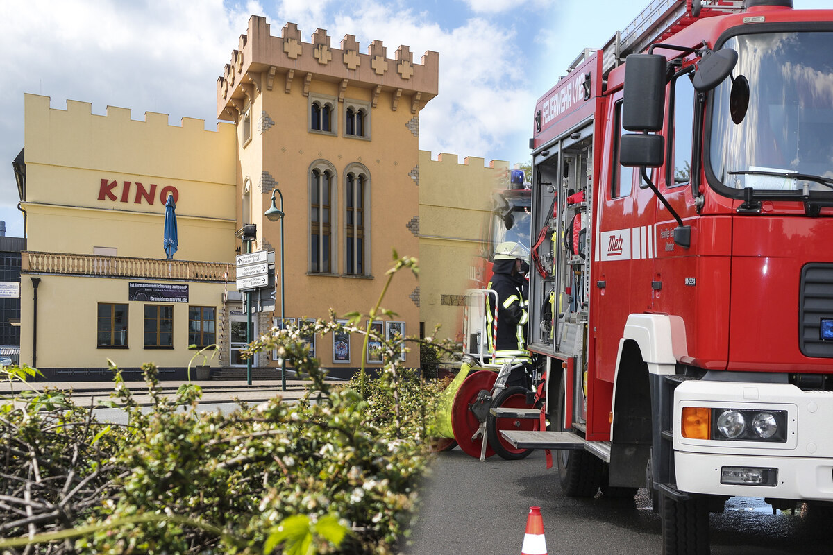 Fire in the cinema building |  Sächsische.de