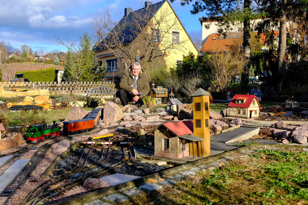 Lossnitzdackel Rast Durch Den Garten Sachsische De