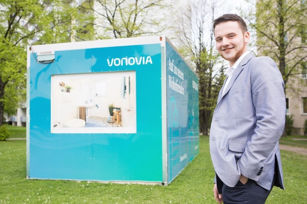 Vonovia zieht mit Container quer durch die Stadt ...