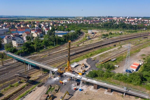 Riesa Die erste Lücke in der Brücke Sächsische.de