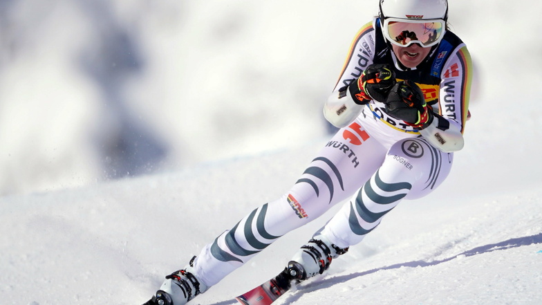 Auf Zug, wie die alpinen Skifahrer, und unterwegs zur Sensation: Kira Weidle rast auf den zweiten Platz in Cortina.