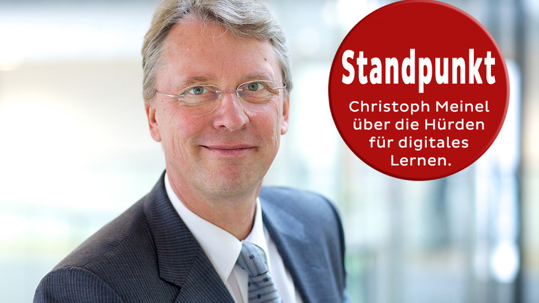 Prof. Dr. Christoph Meinel, Direktor des Hasso-Plattner-Instituts für Softwaresystemtechnik, kämpft für eine bessere digitale Schule.