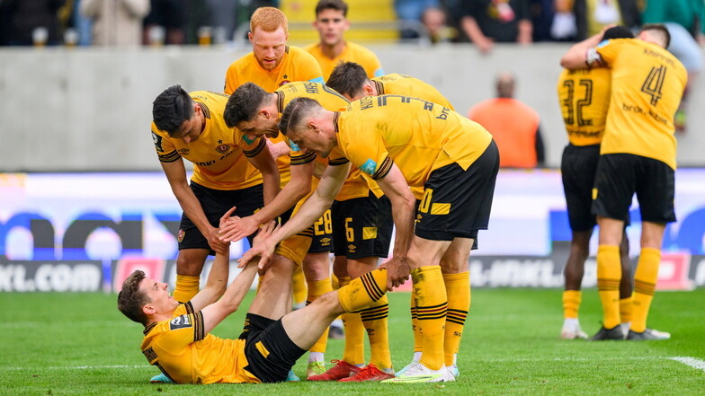 Noch einmal alle Kräfte bündeln und zusammen das Unmögliche möglich machen: Darum geht es für Dynamo Dresden im Saisonfinale gegen Oldenburg.