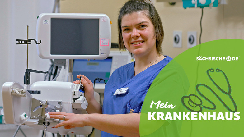 Nadine Krause leitet das Herzkatheterlabor im Krankenhaus Ebersbach.