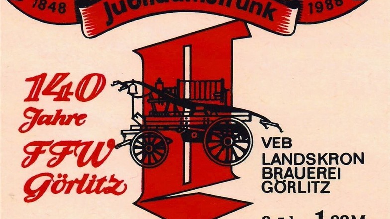 Zum 140-jährigen Bestehen der Wehr produzierte die Landskron Brauerei sogar ein Jubiläumsbier.