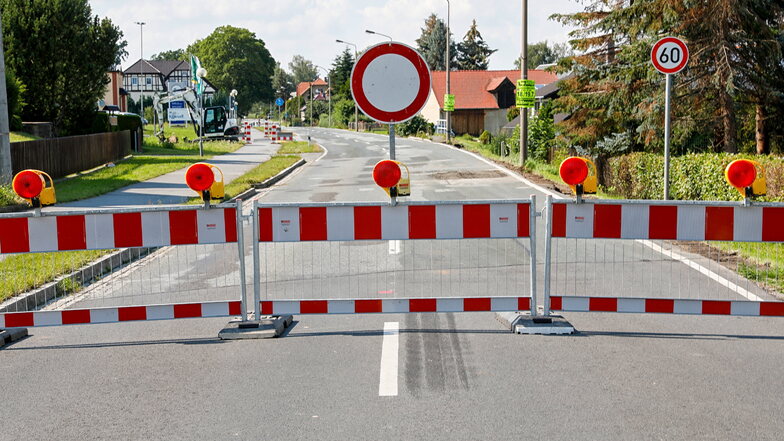 Seit 2020 ist die B96 in Niederoderwitz in jedem Sommer wegen Ausbauarbeiten voll gesperrt.