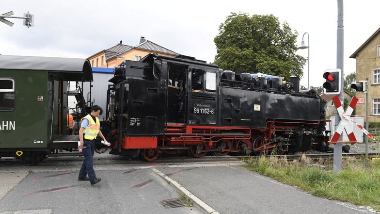 So sah die Unfallstelle von Reichstädt aus gesehen aus.