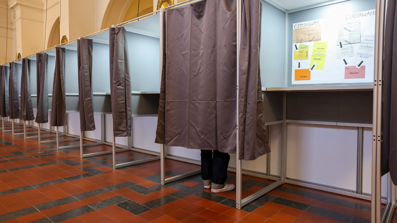So sieht der Stimmzettel zur Europawahl 2024 in Sachsen aus