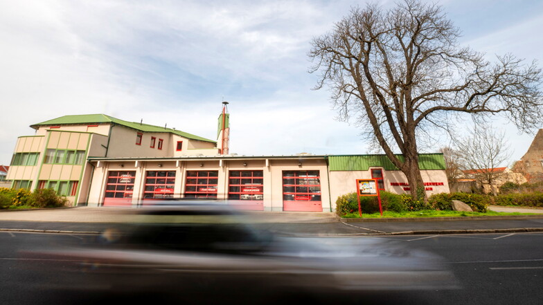 Das Großenhainer Feuerwehrhaus wird für vier Millionen Euro erweitert