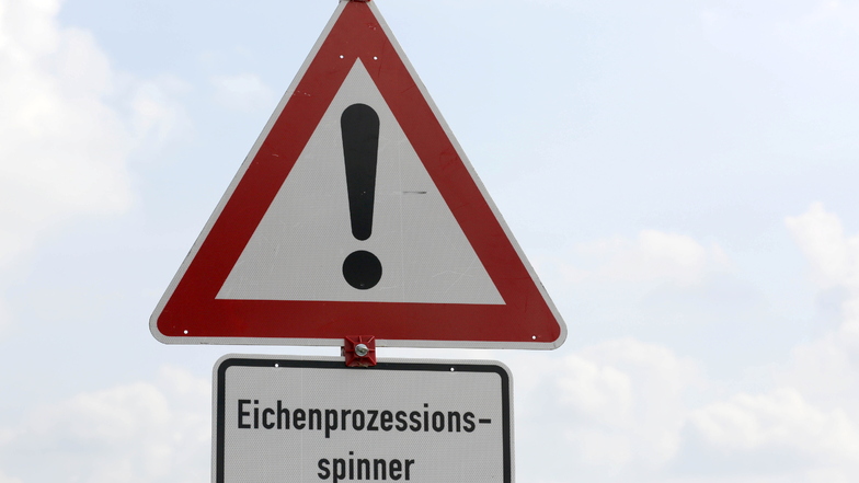 Ein Schild an der Straße zwischen Dresden-Weixdorf und Grünberg warnt vor den Tieren.