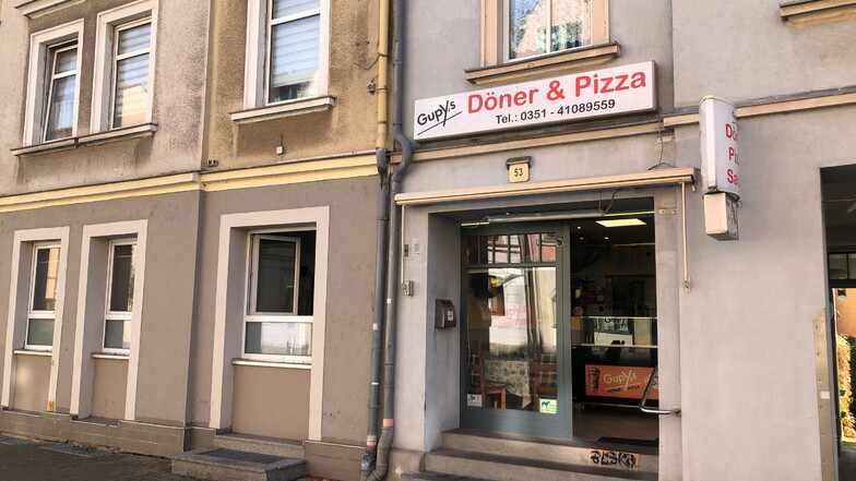 Gupy's Döner & Pizza in der Dresdner Straße.