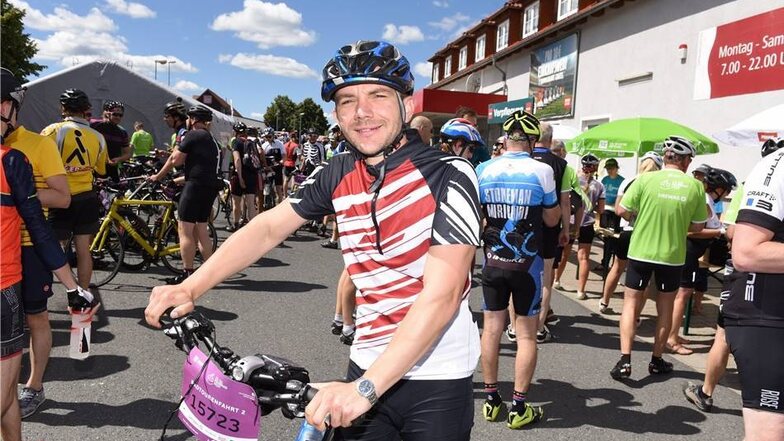 Falko Uyma aus Schmiedeberg hat die Teilnahme am Fahrradfest gewonnen.