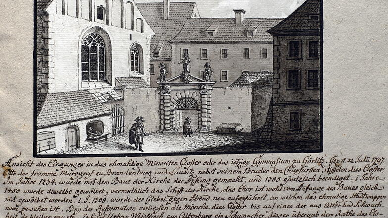 Der Eingang zum Gymnasium Augustum zu Görlitz, gezeichnet 1797 von Johann Gottfried Schultz. Johann Wilhelm Gehler besuchte ab 1706 das Görlitzer Gymnasium Augustum. Das Gymnasium Augustum zu Görlitz war ein wichtiger Kristallisationspunkt für die frühe B