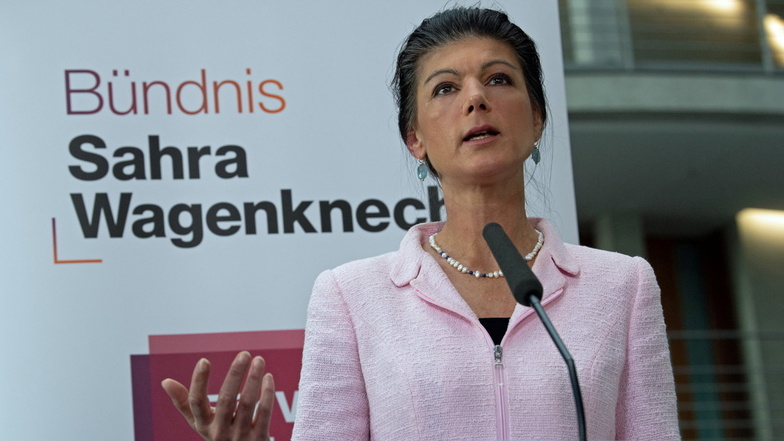 Die Partei von Sahra Wagenknecht hat gute Chancen, im September in den sächsischen Landtag einzuziehen.