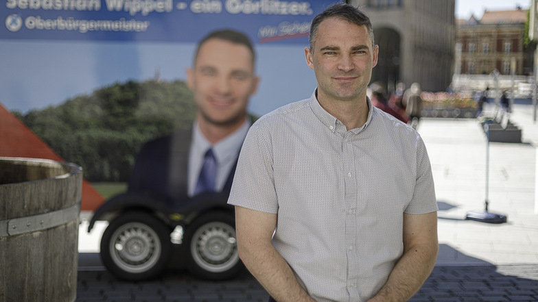 Wird er der erste AfD-Bürgermeister in einer Stadt wie Görlitz: Sebastian Wippel traut sich das zu.