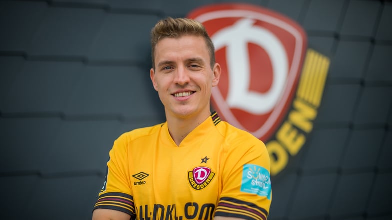 Vor vier Jahren wechselte Niklas Hauptmann zum 1. FC Köln und spielt nun wieder für Dynamo. Er wird künftig die Rückennummer 27 tragen.