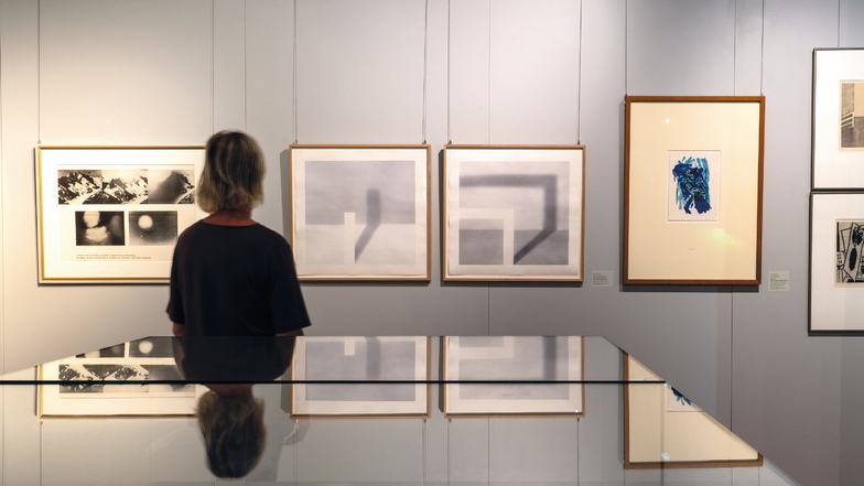 Auch diese Werke von Gerhard Richter sind in der Zittauer Ausstellung zu sehen sowie Materialbücher aus dem Besitz eines privaten Zittauer Kunstsammlers. Richter gehört zu den bedeutendsten Malern der Gegenwart.