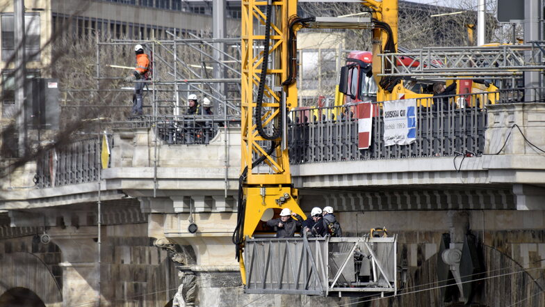 Acht Jahre nach Sanierungsstart: Dresdner Albertbrücke wird fertig