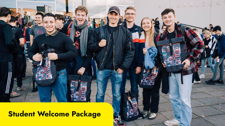 Dresdner Welcome Packages an Studenten verteilt!