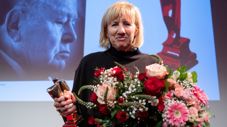 Viel Aufregung gab es um Erich-Loest-Preisträgerin Ines Geipel.