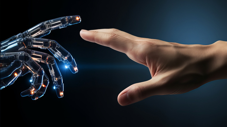 Mensch und Maschine – das ist kein Gegensatz, Menschen und Roboter arbeiten schon lange gemeinsam. Und die Bedeutung der KI im Job wird weiter steigen.