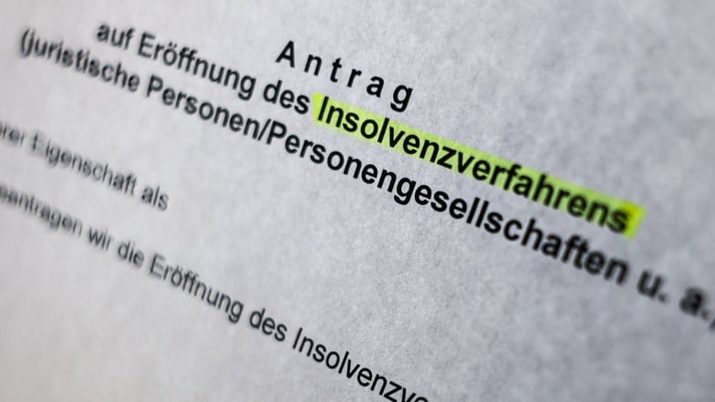 In Sachsen mussten wieder mehr Firmen Insolvenz anmelden.