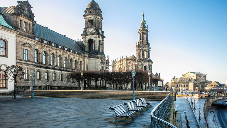 Hat Heinz Knobloch inspiriert: die Brühlsche Terrasse in Dresden