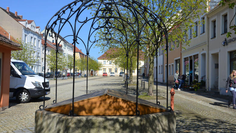 Die beiden Marktplatzbrunnen sollen im Rahmen eines Förderprojekts hergerichtet werden.