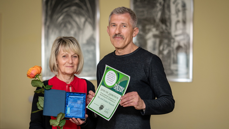 Iris und Gisbert Raasch gehören zu den Engagierten, die bei der Sportlerehrung der Stadt Döbeln ausgezeichnet wurden.