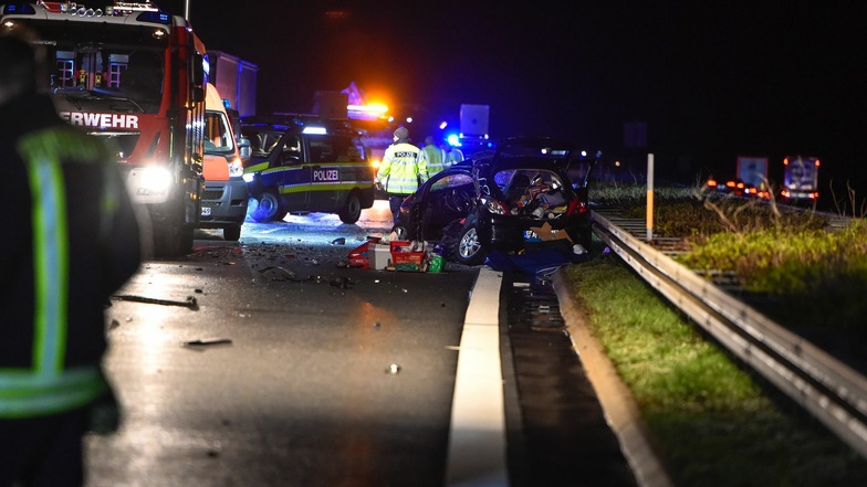 Zwei Tote nach Zusammenstoß auf der A4 bei Görlitz