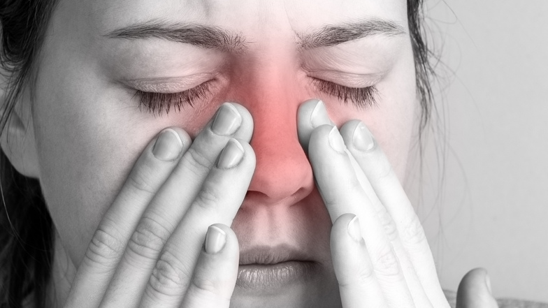 Eine Nasennebenhöhlenentzündung kann sich lange hinziehen.