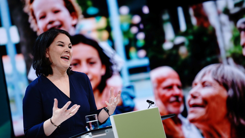 Die Grünen feierten Annalena Baerbock am Montag als neue Kanzlerkandidatin.