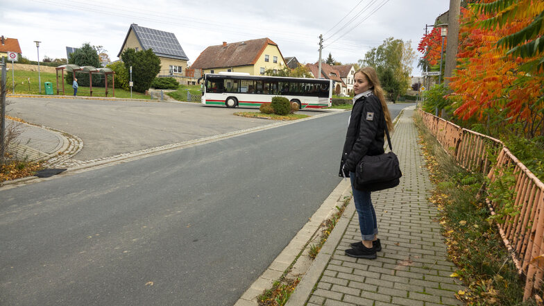 Zwischen Buswendeplatz und alter Schule wünschen sich die Gleisberger einen Schutzweg. Doch Messungen haben gezeigt: Kraftfahrer halten sich überwiegend an die Geschwindigkeit.