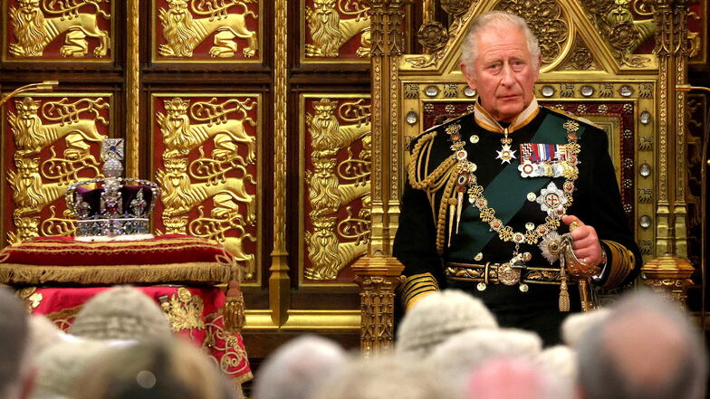 Der britische König Charles III. wird am 6. Mai 2023 gekrönt.