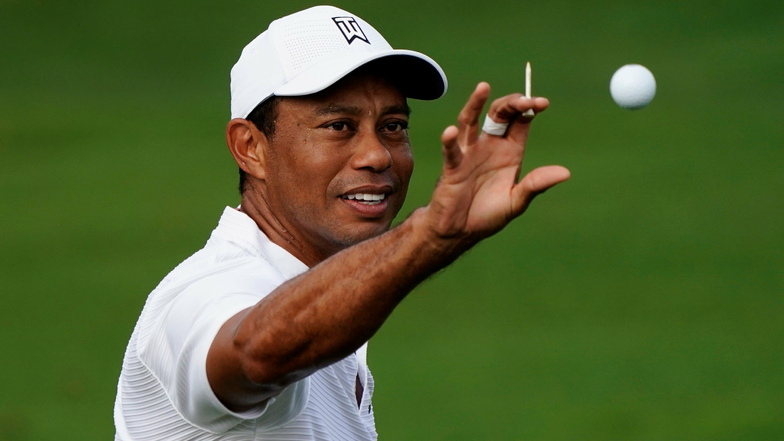 Tiger Woods hatte bei einem Autounfall nahe Los Angeles am 23. Februar schwere Beinverletzungen erlitten.