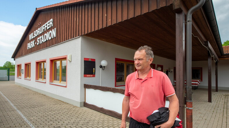 Der Vereinschef der SG Motor Wilsdruff, Mario Gnannt, ist zuversichtlich, dass die Gaststätte des Parkstadions bald wieder öffnen kann.
