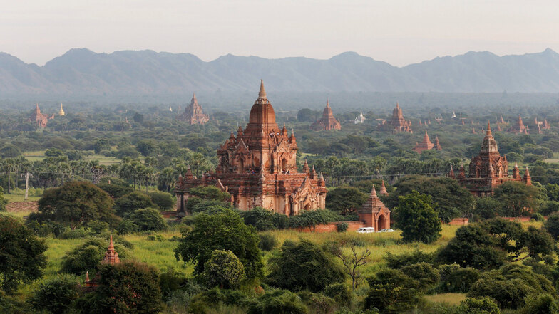 Die alte Königsstadt Bagan.