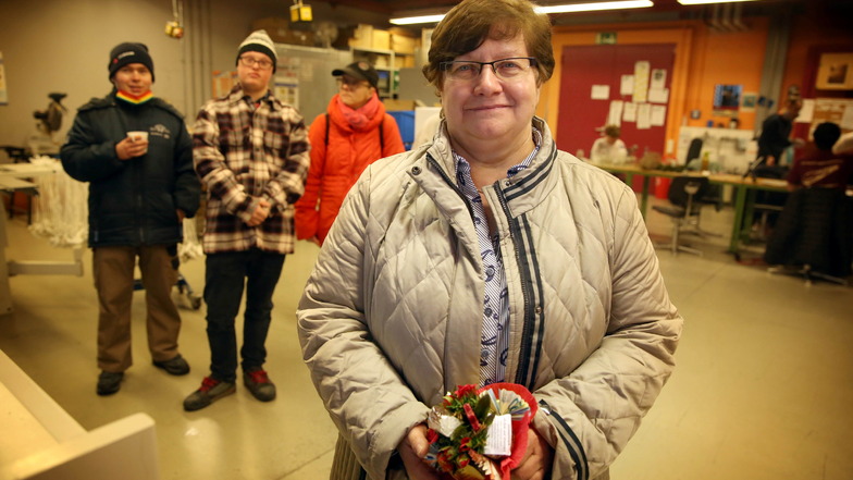 Barbara Wobser ist seit über 30 Jahren Chefin der Werkstatt für behinderte Menschen St. Nikolaus in Kamenz. Jetzt geht sie in den Ruhestand.