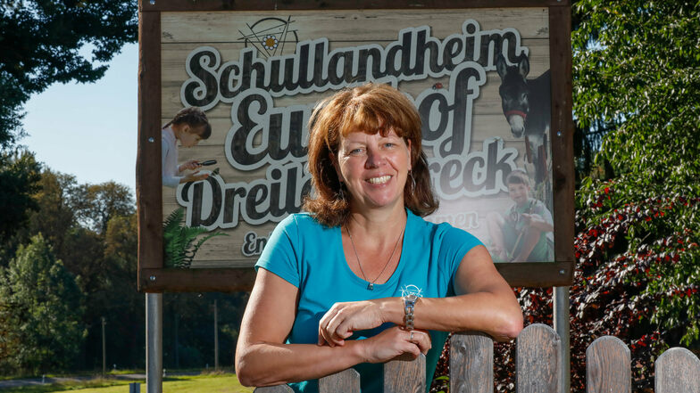 Daniela Günther, die Leiterin des Schullandheimes Eurohof Hainewalde hofft, dass jetzt wieder Klassenfahrten gebucht werden.